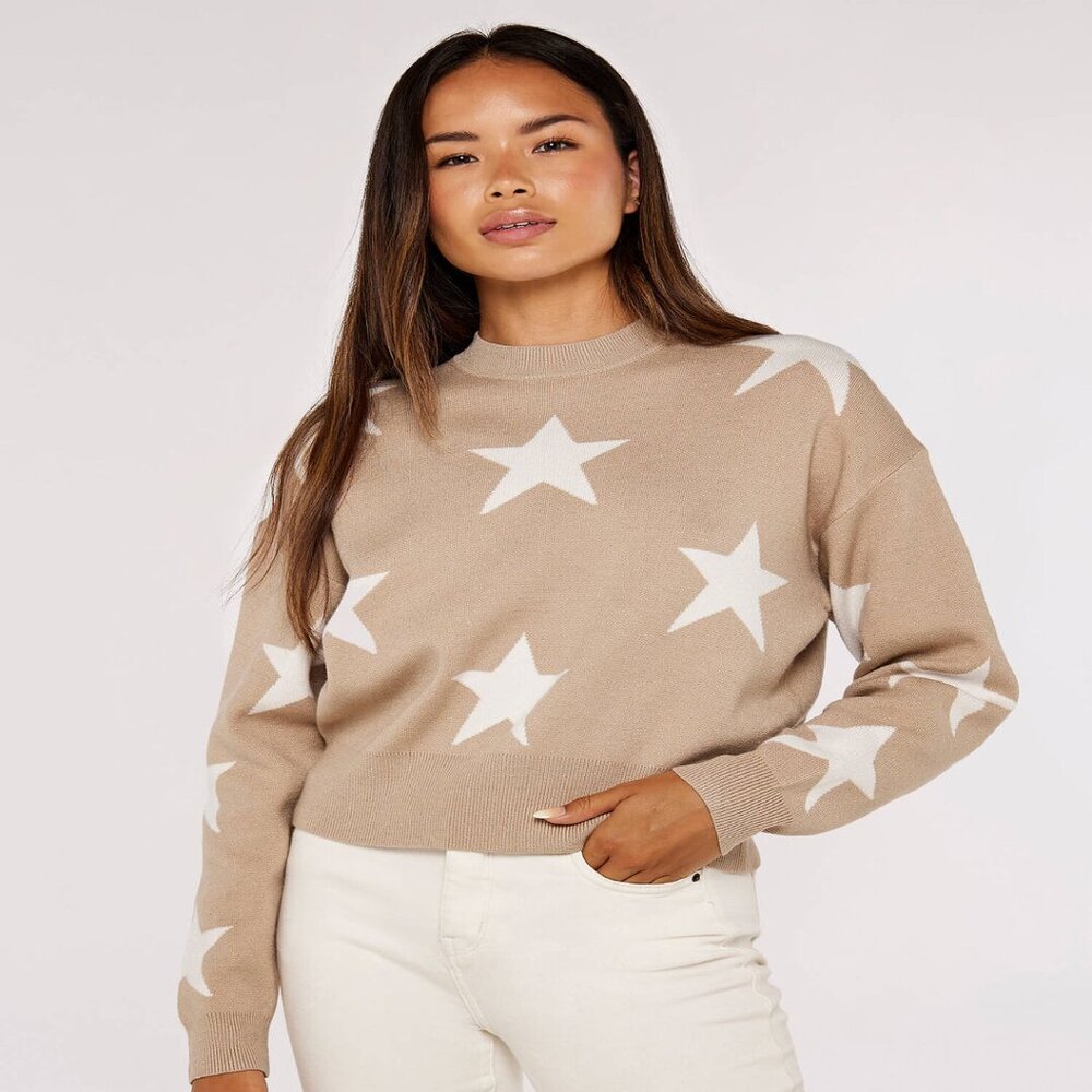 Apricot Star Sweater